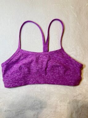 ALO Yoga Purple Marled Stretch Bralette